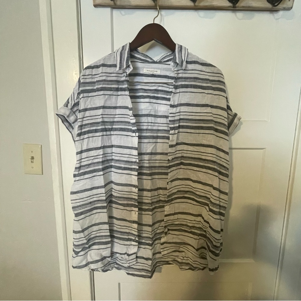 BeachLunchLounge Cotton/Linen Tunic Coverup